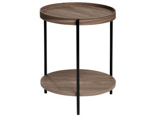 Table d'appoint lander marron foncé