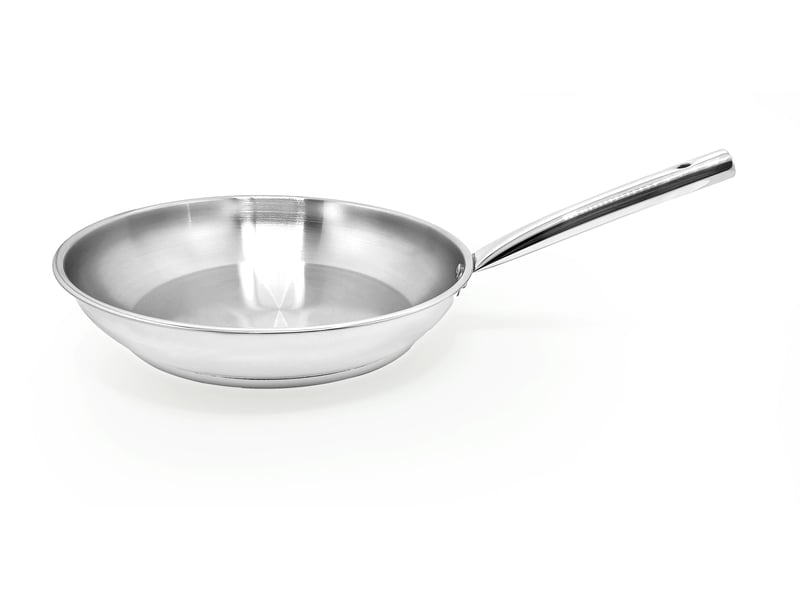 Poêle à frire inox 24 cm fackelmann rhona 66234 - Conforama A