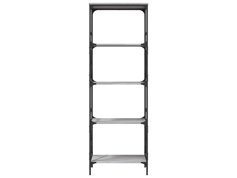  Bibliothèque à 5 niveaux, armoire à livres sonoma gris 59x35x171 cm  - Conforama D
