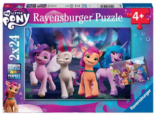 Puzzles 2x24 p - amitié entre poneys my little pony