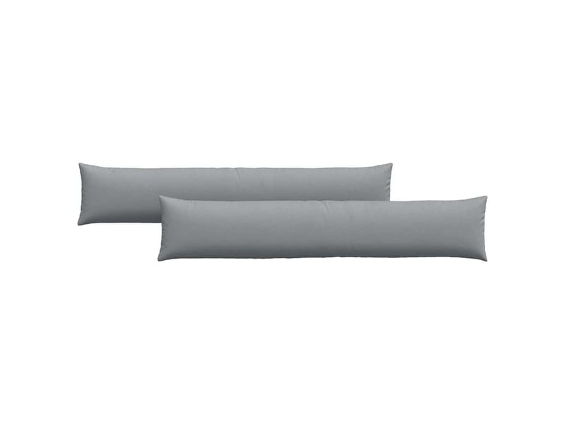  Lot de 2 coussins de canapé, coussins décoratifs tissu gris clair 200 x 40 cm cf58835  - Conforama A