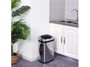 Poubelle de cuisine automatique 54 × 37 × 29 cm inox argenté