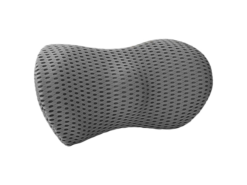 Coussin dorsal, coussin lombaire gris mousse à mémoire de forme 47,5 x 23 x 12 cm cf56446 - Conforama C