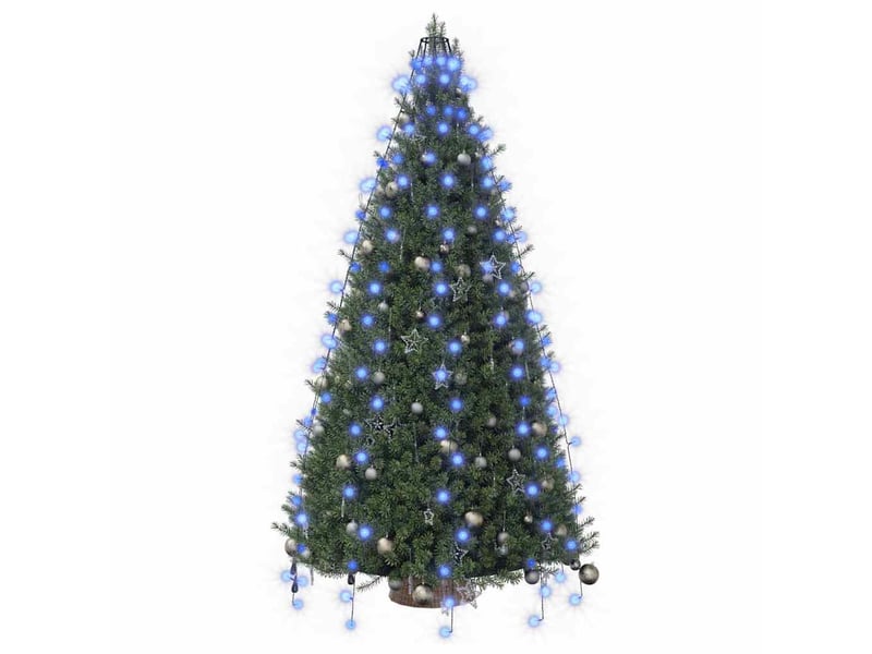  Guirlande lumineuse d'arbre de noël 210 led bleu 210 cm cf62424  - Conforama D
