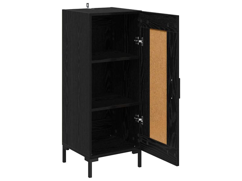  Buffet - bahut - meuble de rangement olden chêne noir 34,5 x 34 x 90 cm  - Conforama E
