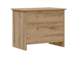 Coffre de rangement, boîte de rangement de rangement chêne artisanal 60x40x50 cm