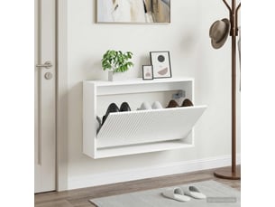 Meuble à chaussures 3 paire(s)  <strong></strong>  <strong></strong> coloris blanc