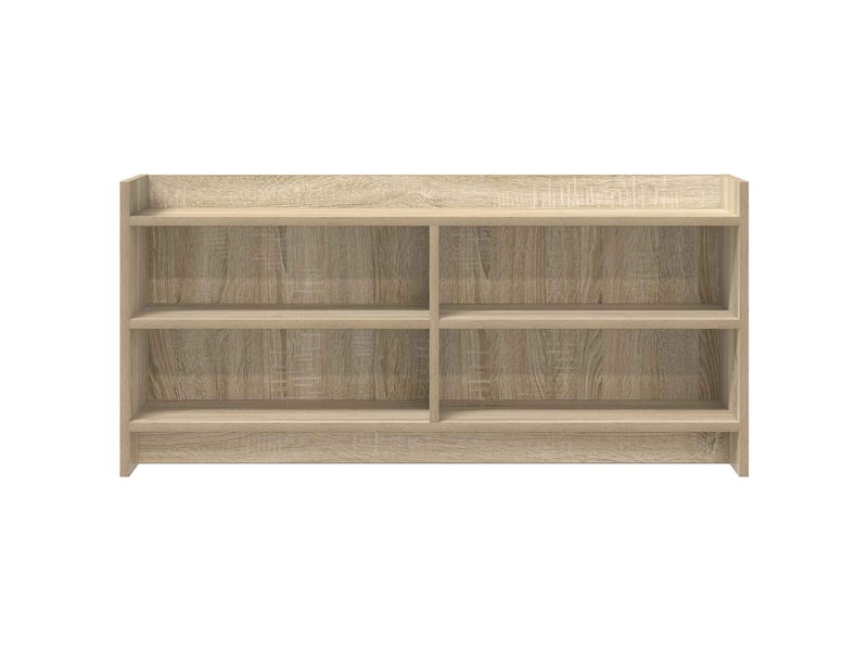  Meuble tv - banc tv - meuble de rangement 100 x 33 x 47 cm chêne sonoma bois d'ingénierie  - Conforama D