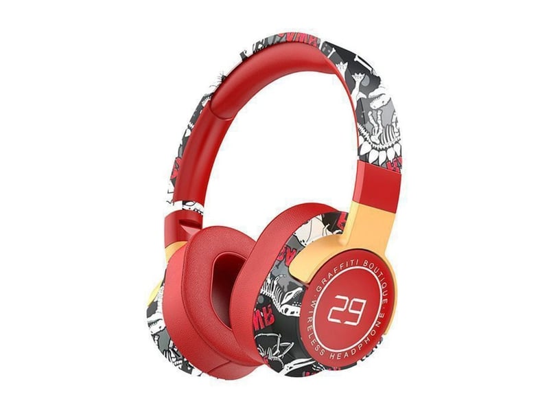  Casque bluetooth pliable sur oreille avec anc 18h autonomie micro led 5.1 404400_AAANT65327_6_DROPFR - Conforama A
