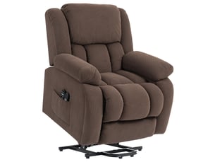 Fauteuil fixe  <strong></strong> Velours marron
