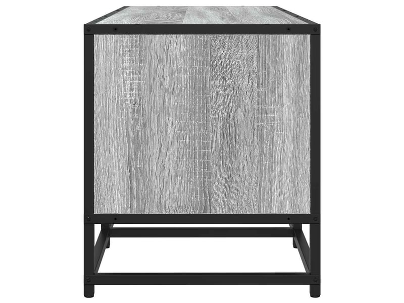  Meuble tv - banc tv - meuble de rangement sonoma gris 210x35x41 cm bois d'ingénierie  - Conforama E