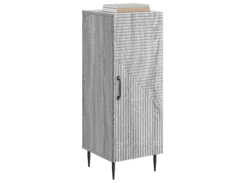 Buffet - bahut - meuble de rangement sonoma gris 33 x 34,5 x 89,5 cm bois d'ingénierie - Conforama C