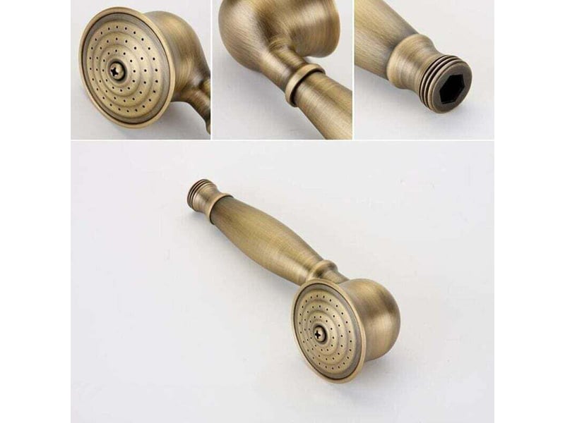  Douchette de douche，ensemble de douche,laiton antique ensemble de douche système de douche  - Conforama C