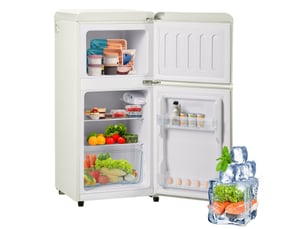 Refrigerateur 2 portes (congél en haut) froid Statique <strong>FLORAGRACE</strong> - largeur 45.5 cm x hauteur 88.8 cm