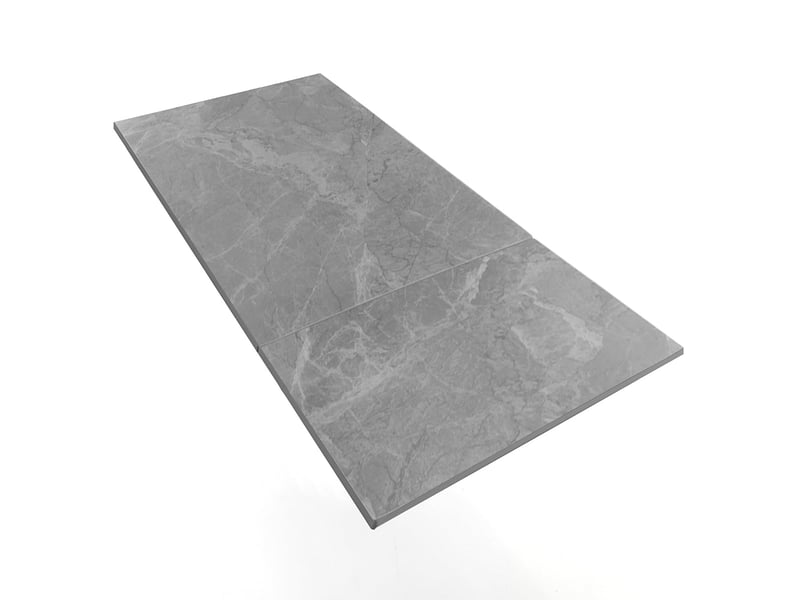 Table extensible en céramique effet marbre 80x140-200 cm juian 1 - Conforama E