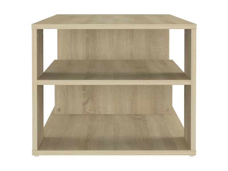  Table basse rectangulaire | table de salon chêne sonoma 100x50x40 cm bois d'ingénierie shl1477  - Conforama E