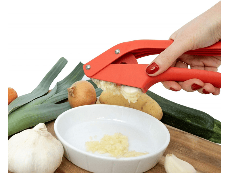 2 en 1, facile à nettoyer, acier inoxydable, gingembre, broyeur d'ail, maison, cuisine, facile à utiliser, ergonomique, broyeur d'ail, presse-ail, rap - Conforama B