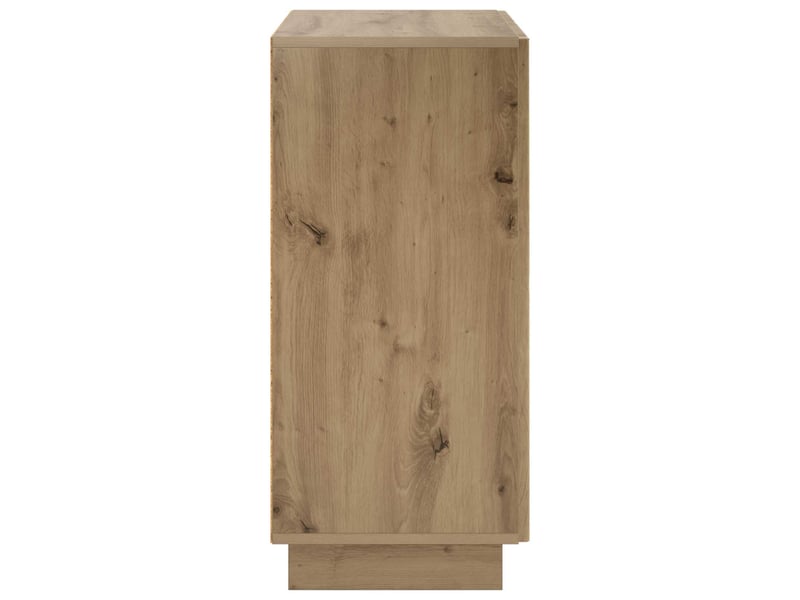  Buffet salon, buffet de rangement chêne artisanal 67x34,5x75 cm bois d'ingénierie  - Conforama E