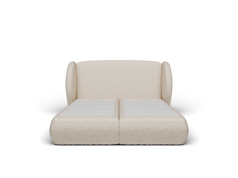  Lit design plénitude drimz - 180x200cm tissu bouclé Plénitude - Conforama A