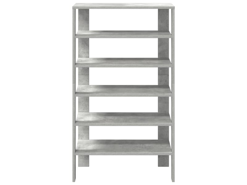  Meuble à chaussures, étagère à chaussures gris béton 61x32x105 cm bois d'ingénierie  - Conforama D