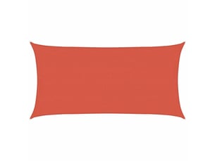 Voile d'ombrage - voile d'ombre - voile parasol 160 gm² terre cuite 4x7 m pehd