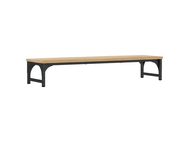  Support de moniteur table meuble bureau sonoma 85 x 23 x 15,5cm bois d'ingénierie marron 02_0045002  - Conforama D