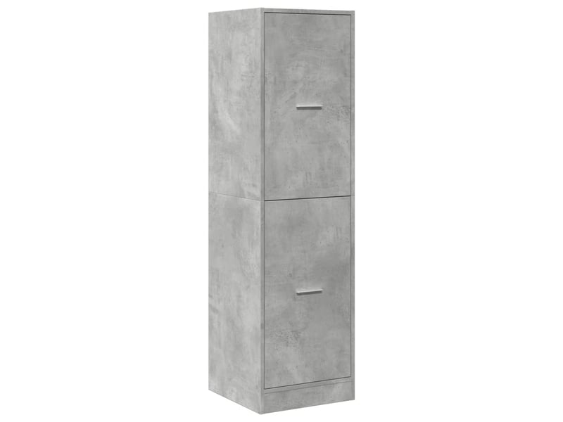  Meuble de rangement, armoire d'apothicaire gris béton 40x41x144,5 cm bois ingénierie  - Conforama D
