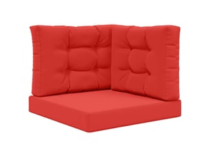 Coussin de canapé d'extérieur, coussin de chaise polyester rouge 60 x 60 cm cf54149