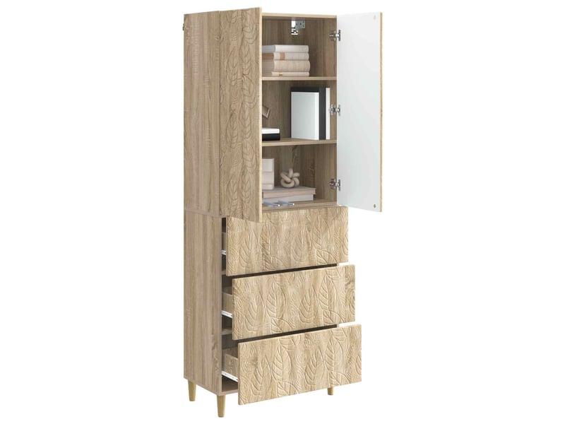  Ensemble de meubles 2 pcs, rangement de salon 66 x 34,5 x 90 cm bois d'ingénierie shl9994  - Conforama C