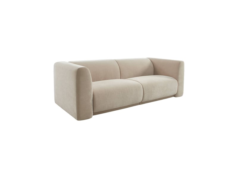  Canapé 3 places tissu beige - kosmo  - Conforama A
