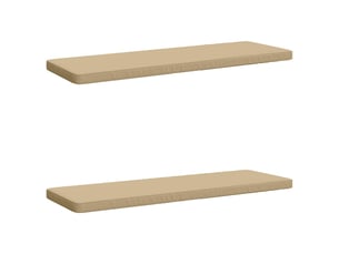 Lot de 2 coussins de banc, coussins d'assise vught 100 % polyester beige cf57803