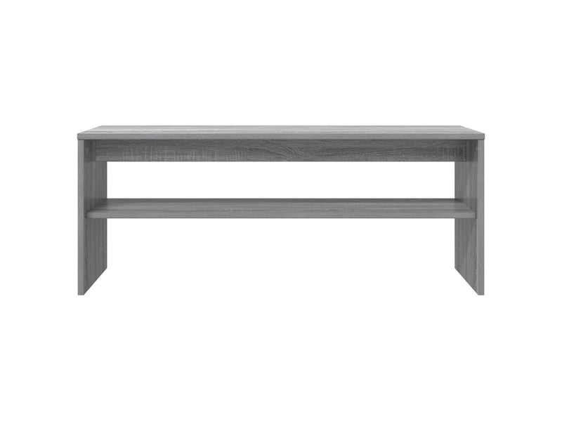  Meuble tv - banc tv - meuble de rangement 100 x 35 x 40 cm gris sonoma bois d'ingénierie  - Conforama E