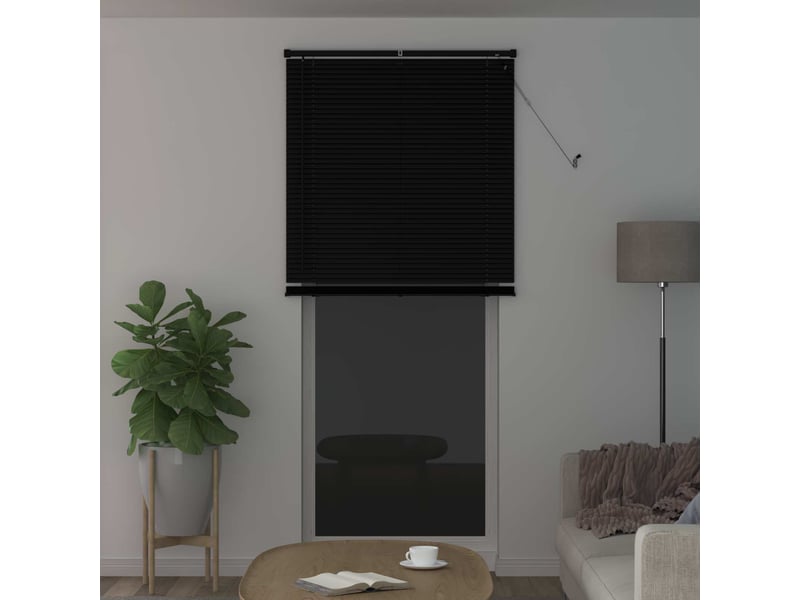  Store vénitien, store de fenêtre noir 213 x 70 cm 25 mm pvc cf48147  - Conforama C