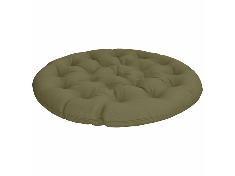  Coussin de chaise papasan, coussin d'assise vianen 100 % polyester vert olive cf54252  - Conforama A