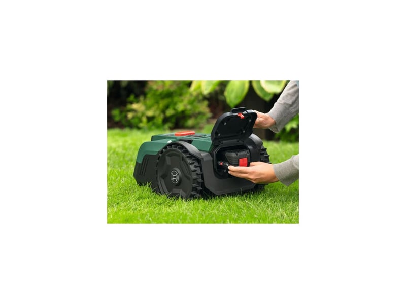  Tondeuse robot 18v 200 m2 smartvision 3 lames 18 cm AACLD44903 - Conforama E