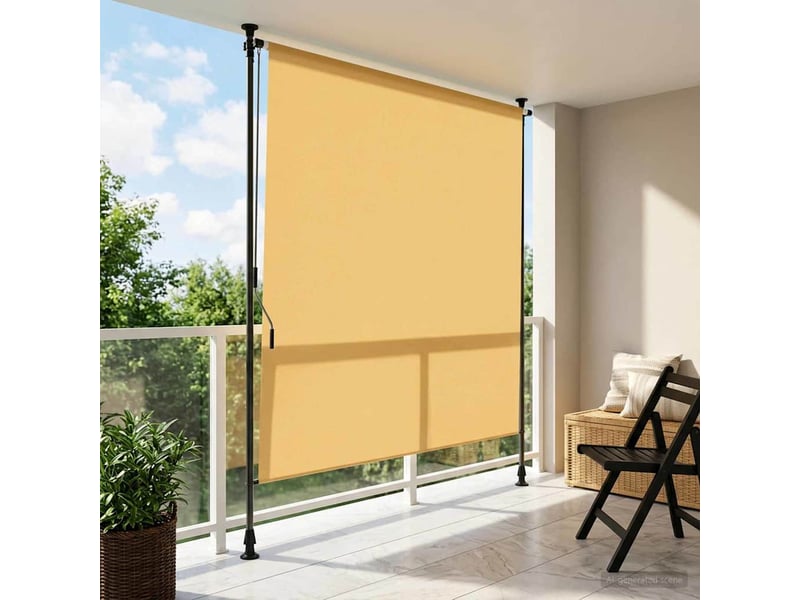 Store enrouleur, store roulant extérieur sable 100 x 270 cm cf47535 - Conforama B