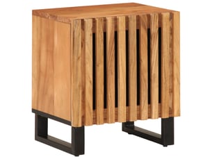 Lot de 2 tables de chevet - cabinet de chevet - table de nuit 40x34x46 cm bois d'acacia massif