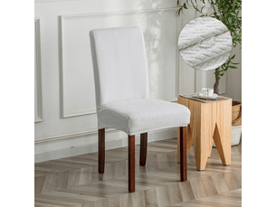Housses de chaise beiges, 1 pièce, housses de chaise de salle à manger élastiques, style moderne, lavables, convenant à la décoration, aux fêtes, aux