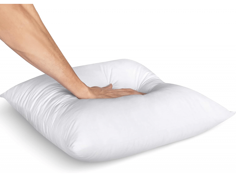  Coussins de garnissage 45 x 45 cm lot de 2, coussin à recouvrir, oreillers intérieur, rembourrage coussins blanc  - Conforama C