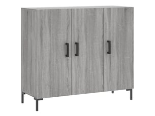 Buffet - bahut - meuble de rangement sonoma gris 90x34x80 cm bois d'ingénierie