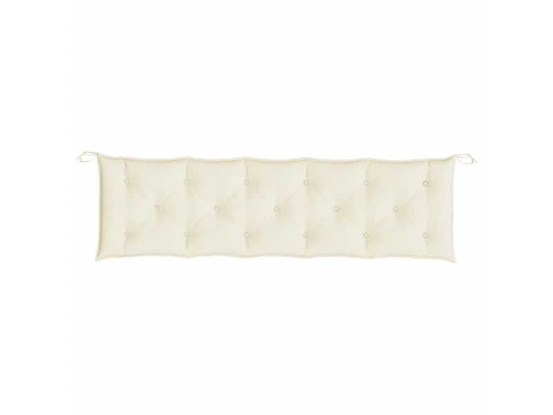  Coussin de banc de jardin, coussin d'assise crème 180x50x7 cm tissu oxford cf52716  - Conforama D