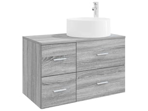 Ensemble de mobilier de salle de bain 2 pc sonoma gris cf64190