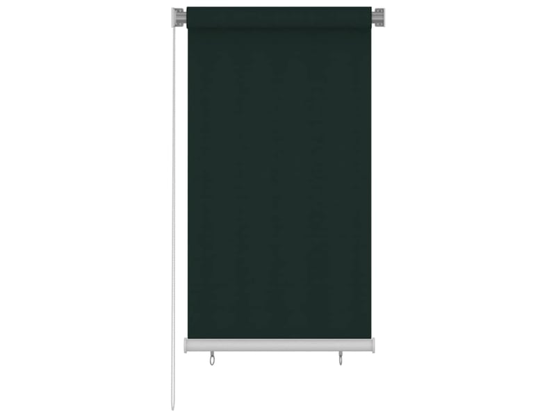  Store enrouleur, store roulant d'extérieur 85 (l) x 140 (h) cm hdpe vert foncé cf47421  - Conforama B