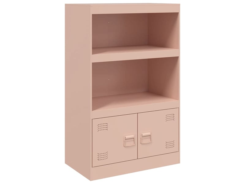  Buffet - bahut - meuble de rangement rose 67x39x107 cm acier  - Conforama A