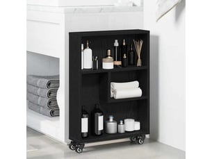 Chariot de rangement étroit 3 niveaux 48 x 13 x 68 cm