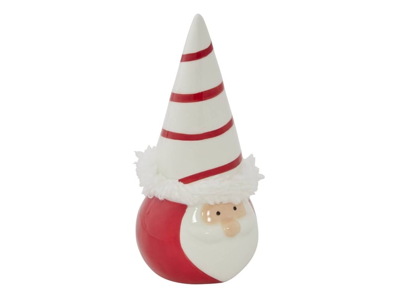  Gnome ceramique raye rouge h14  - Conforama A
