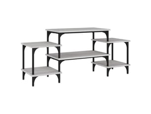 Meuble tv coloris gris 117 cm <strong></strong>  <strong></strong>
