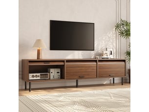Meuble tv coloris marron 180 cm <strong>OXEZA</strong> <strong></strong>