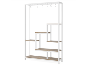 Bibliotheque coloris beige 7 étagère(s) BEAUNIV - 30 cm x 180 cm