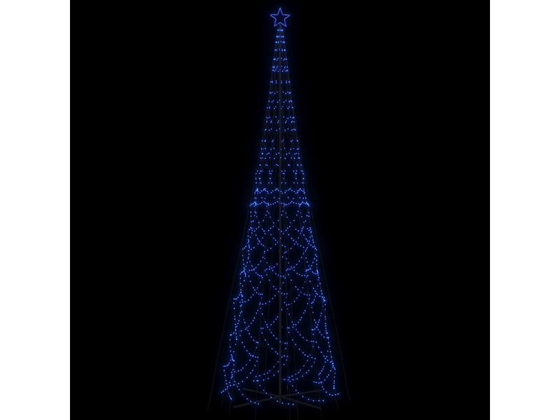 Arbre de noël, sapin de noël cône 3000 led bleues 230x800 cm  - Conforama D